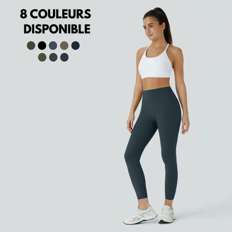 CurveFlex® | Legging Sculptant Taille Haute – Gainant, Galbant & Poche Latérale