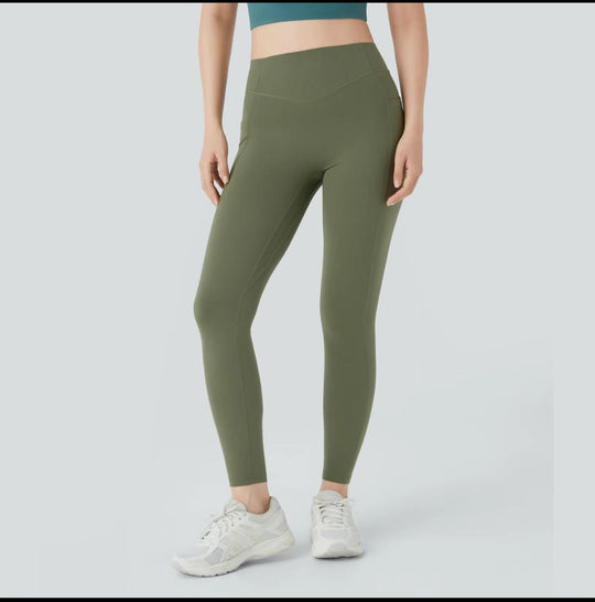 CurveFlex® | Legging Sculptant Taille Haute – Gainant, Galbant & Poche Latérale